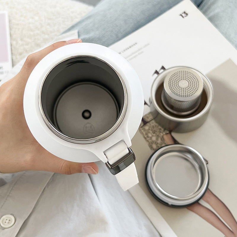 Portable Portable Tea Separation Vacuum With Strainer Water Cup