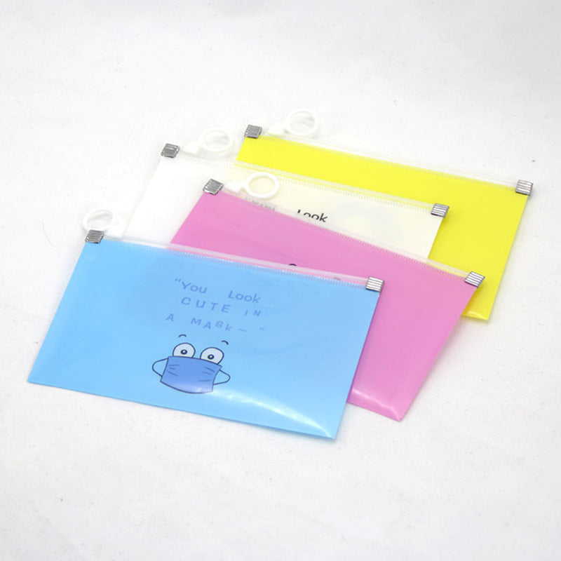 Cartoon mask storage bag