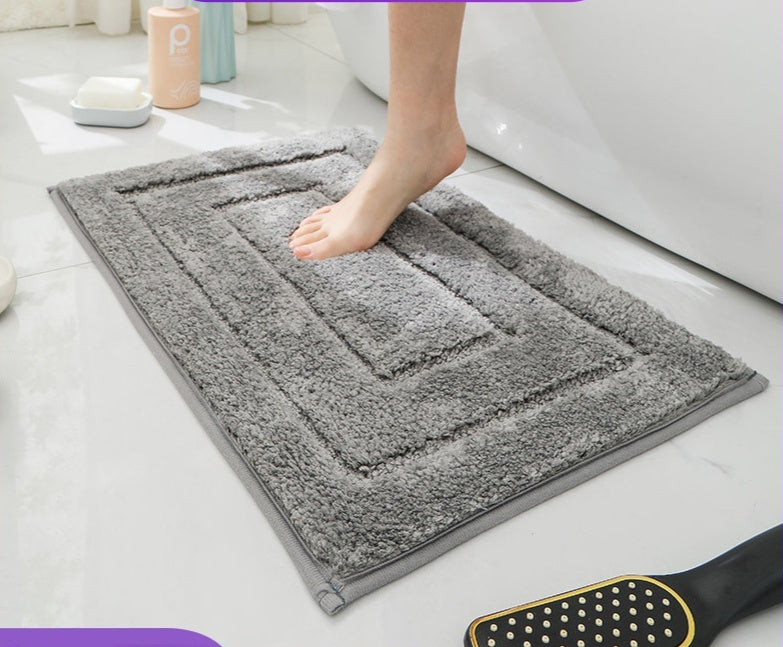 Thickened Anti Slip Floor Mat For Plush Bathroom