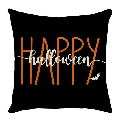 Halloween Decorations Pillow Covers 18x18 Set Of 4 Spooky Pumpkin Throw Pillow Covers Indoor Outdoor Buffalo Plaid Fall Decorative Pillow Covers Trick Or Treat Cushion Cases For Sofa Couch