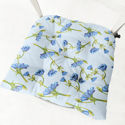 Daisy Thick Square Round Cotton Linen Chair Cushion