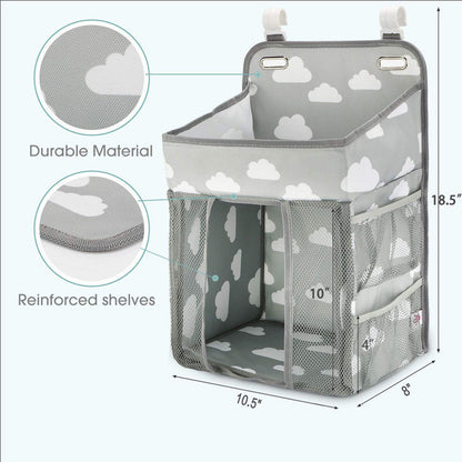 Diaper wall storage bag