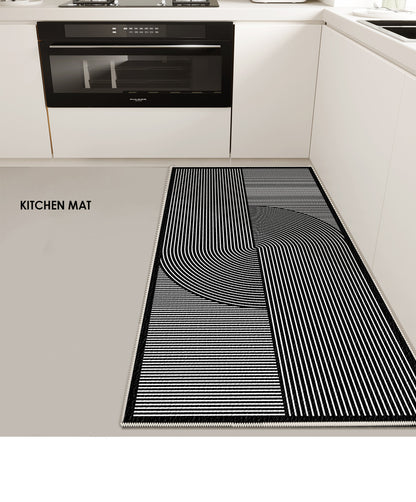 Non-slip Stain-resistant Floor Mat Household Washable Erasable Carpet Can Be Cut