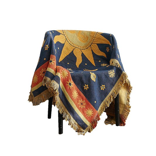 Apollo Style Sofa Blanket Knitted Cotton Thread Blanket Simple Sofa Cover Cover Thread Blanket