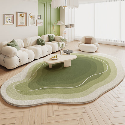Cashmere-like Carpet Light Luxury Irregular Special-shaped Floor Mat