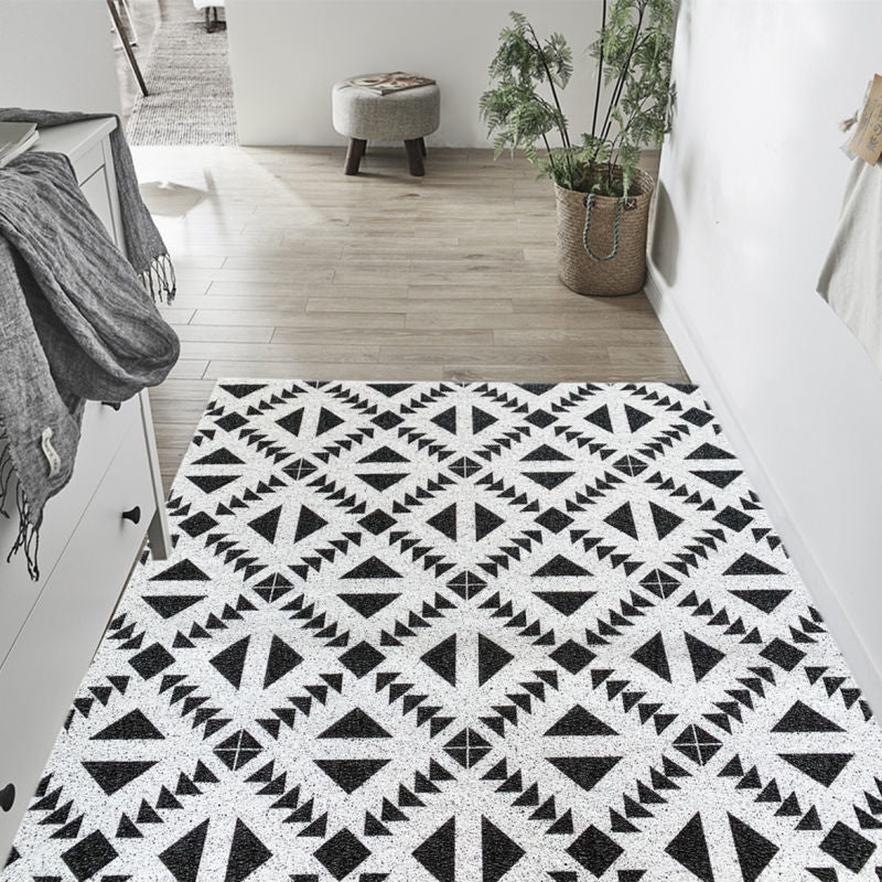 Nordic Door Floor Mat Entryway Silk Ring Foot Carpet