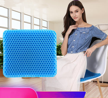 Summer Gel Cushion Honeycomb Car Seat Cushion Breathable Cool Student Cushion
