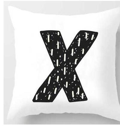 Cute Design Alphabet L Cushion Cover