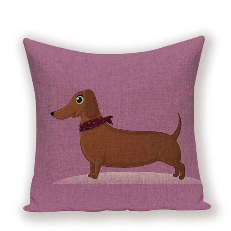 Dachshund Cushion Cover Fungus Sausage