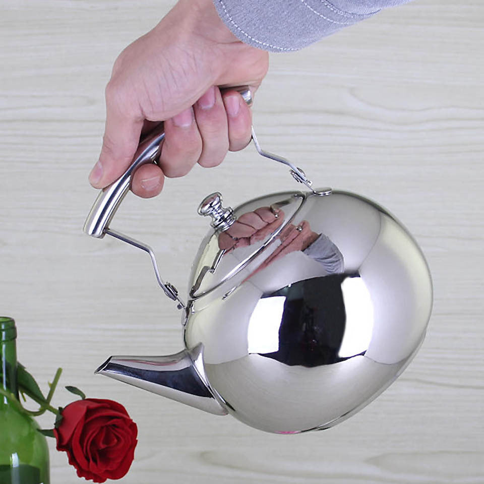 Thickened Stainless Steel Tea Kettle With Strainer