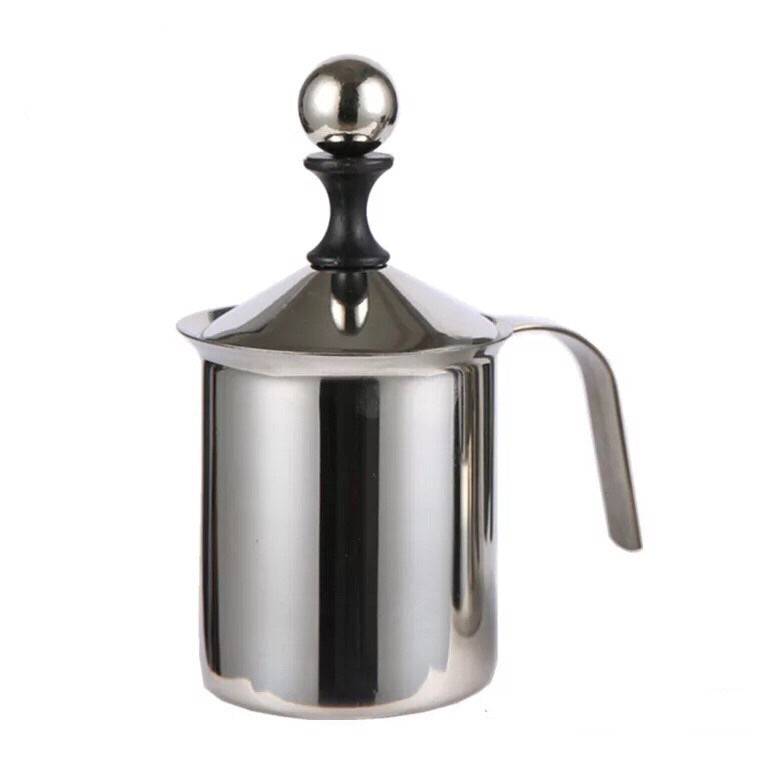 400ml Cappuccino Japanese Style Double Strainer Manual Milk Foam Coffee
