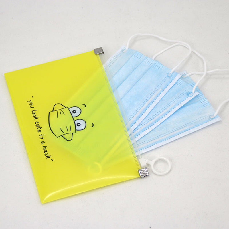 Cartoon mask storage bag