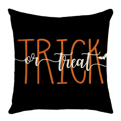 Halloween Decorations Pillow Covers 18x18 Set Of 4 Spooky Pumpkin Throw Pillow Covers Indoor Outdoor Buffalo Plaid Fall Decorative Pillow Covers Trick Or Treat Cushion Cases For Sofa Couch