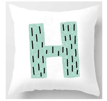 Cute Design Alphabet L Cushion Cover