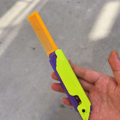 3D Straight Gravity Comb Decompression Toy
