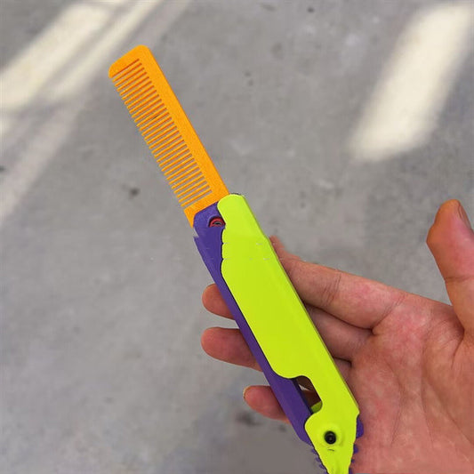 3D Straight Gravity Comb Decompression Toy