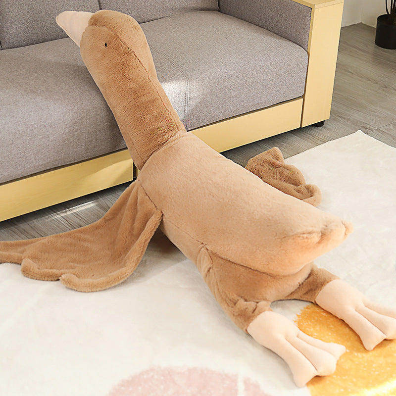 Cute Big Goose Pillow, Big White Goose Plush Doll, Duck