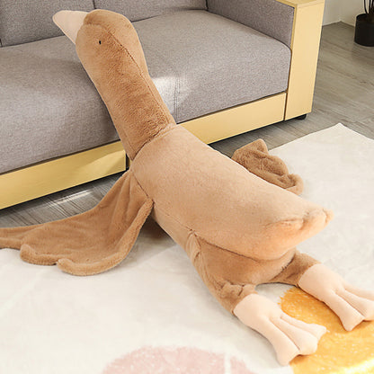 Cute Big Goose Pillow, Big White Goose Plush Doll, Duck