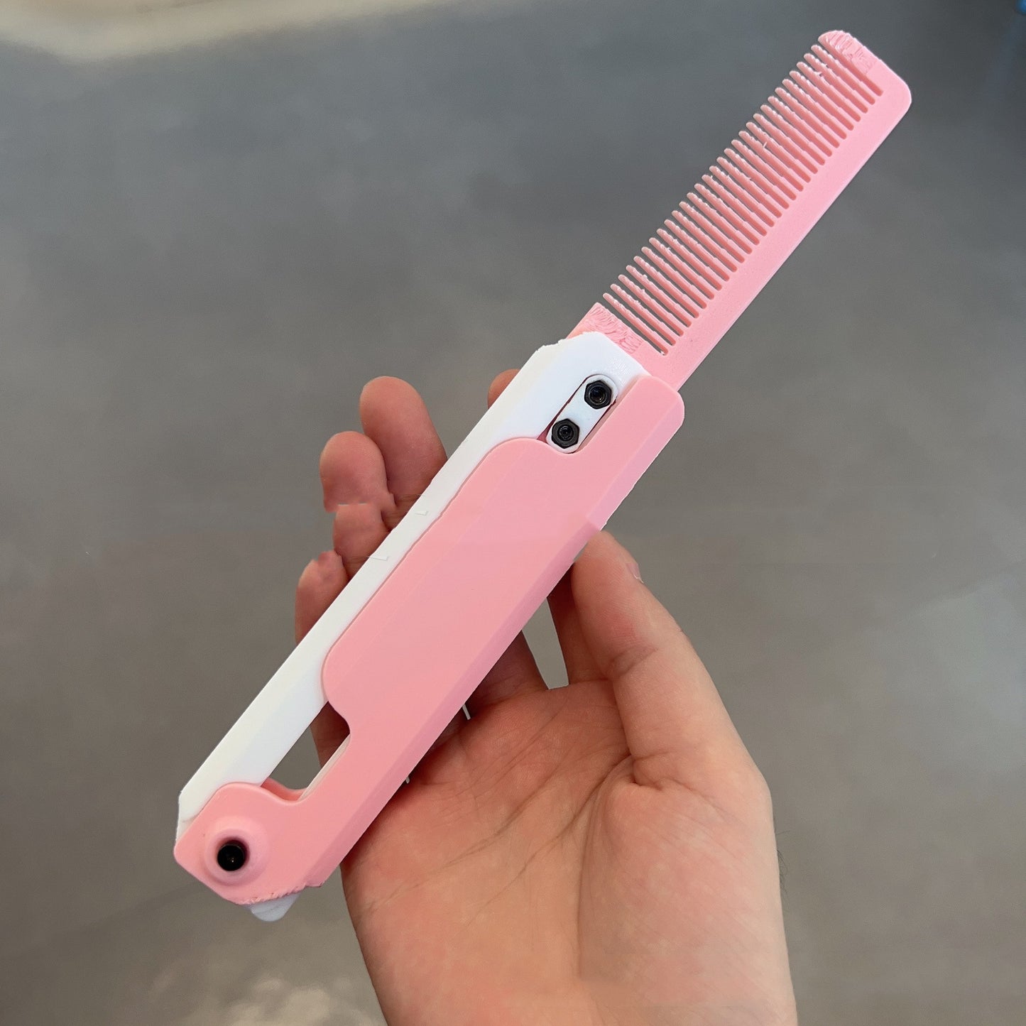 3D Straight Gravity Comb Decompression Toy