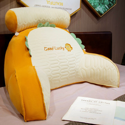Ice Bean Latex Pillow Bedside Cushion Soft Bag