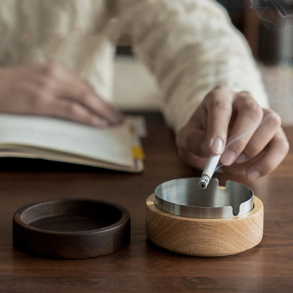 Office Home Living Room Tea Room Ashtray With Lid Kung Fu Tea Set
