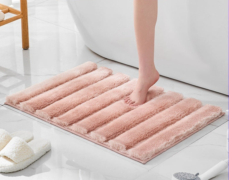 Thickened Anti Slip Floor Mat For Plush Bathroom