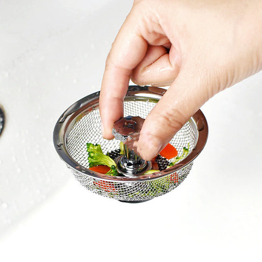 Household Kitchen Stainless Steel Sink Strainer