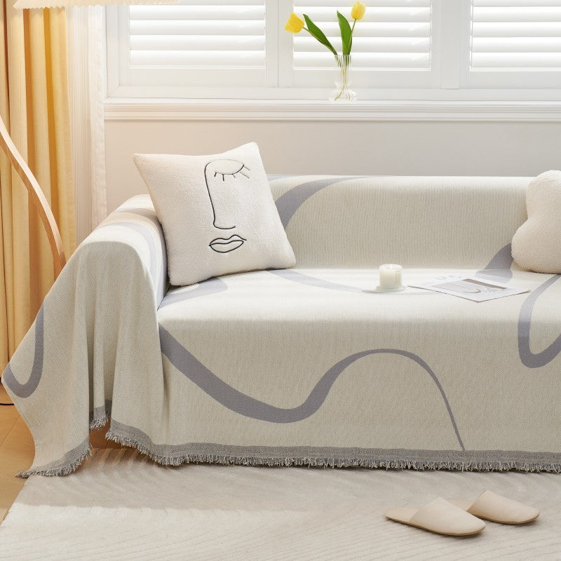 Four Seasons Universal Chenille Anti-scratching Sofa Cover Cloth Full Covered Sofa Cover Dustproof