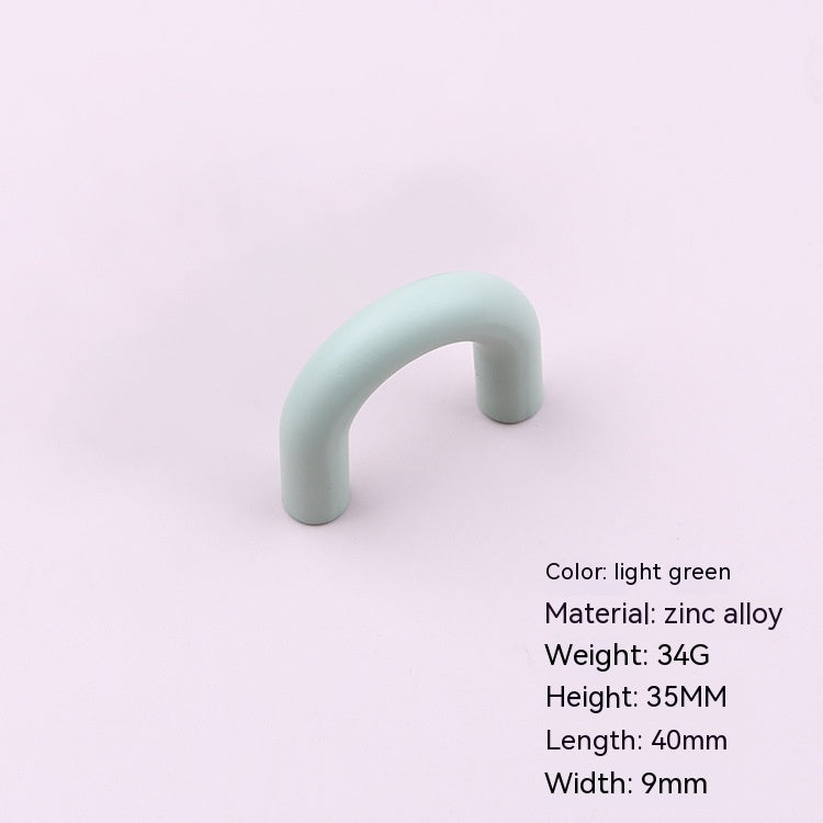 Children's House Closet Door Drawer Handle Creative Cartoon Snail Badminton Colorful Cute Handle