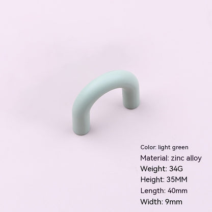 Children's House Closet Door Drawer Handle Creative Cartoon Snail Badminton Colorful Cute Handle
