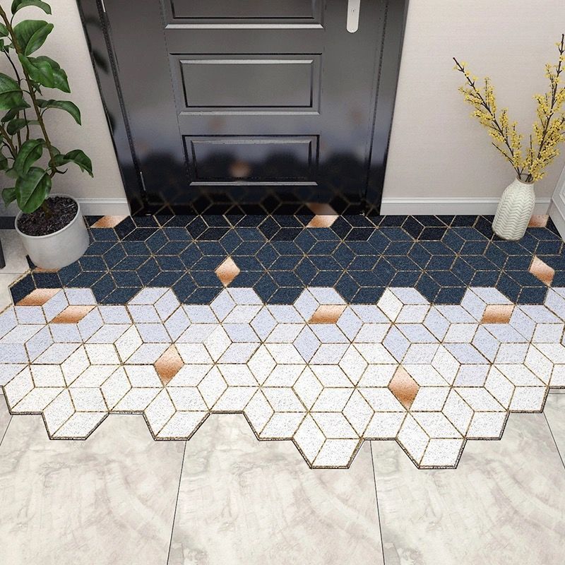 Nordic Door Floor Mat Entryway Silk Ring Foot Carpet