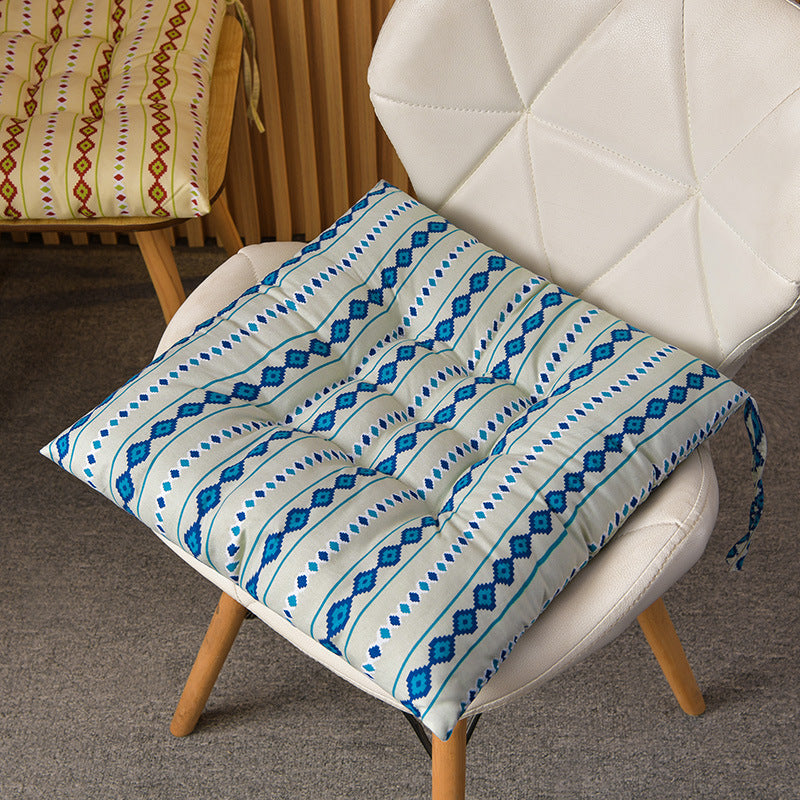Simple Printed Square Cushion Cartoon Bay Window