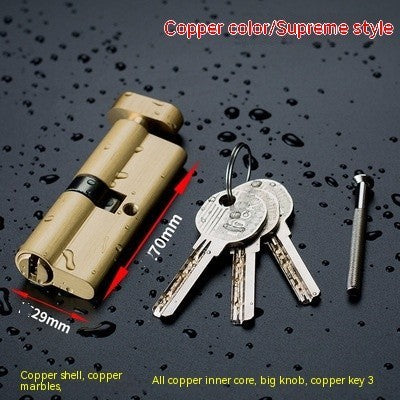 Indoor Door Copper Cylinder 70 Bedroom