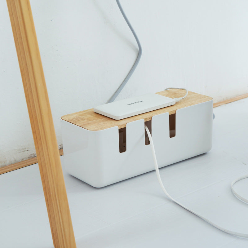 Charging line storage box