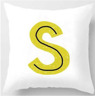 Cute Design Alphabet L Cushion Cover