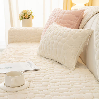 Milk Velvet Winter Sofa Cushion Thickened Anti Slip Seat Cushion