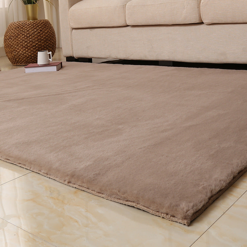 Imitation rabbit fur bedroom bedside blanket