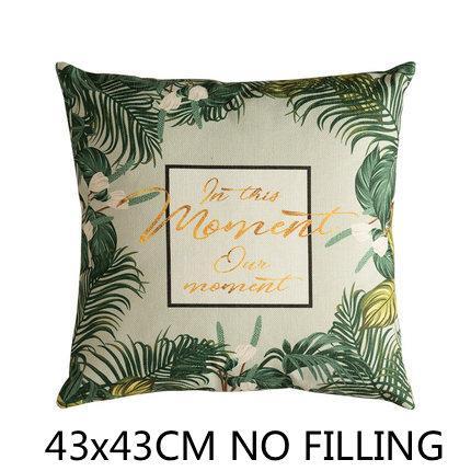 Madagascar, Jungle Animal Cushion Cover in Lush Green