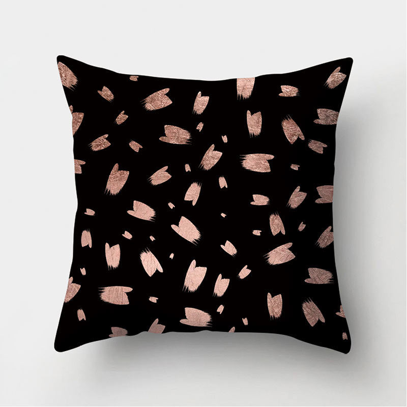 Leather Velvet Pillowcase Sofa Cushion Cover
