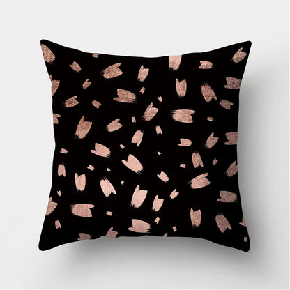 Leather Velvet Pillowcase Sofa Cushion Cover
