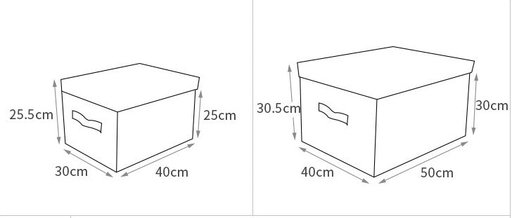 Washable fabric storage box with lid folding debris storage box