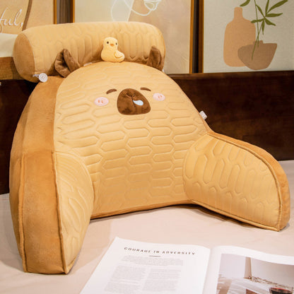 Ice Bean Latex Pillow Bedside Cushion Soft Bag