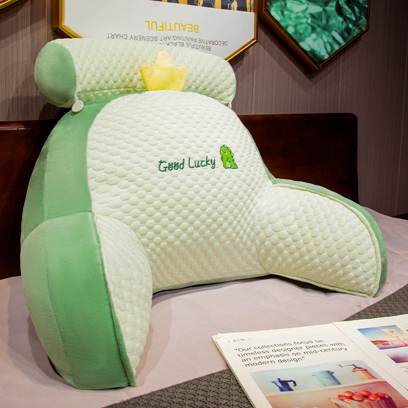 Ice Bean Latex Pillow Bedside Cushion Soft Bag