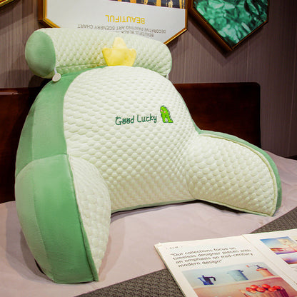 Ice Bean Latex Pillow Bedside Cushion Soft Bag