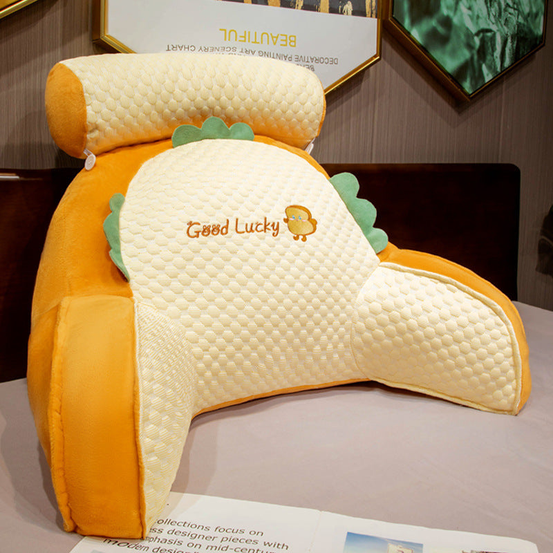 Ice Bean Latex Pillow Bedside Cushion Soft Bag