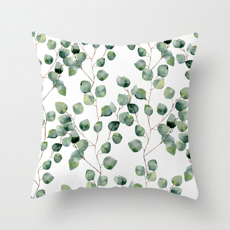 Plant simple cushion cover