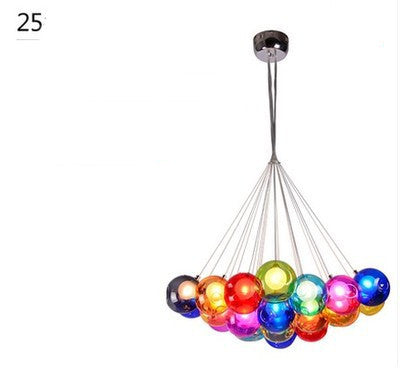 Creative Color Bubble Chandelier Dining Room