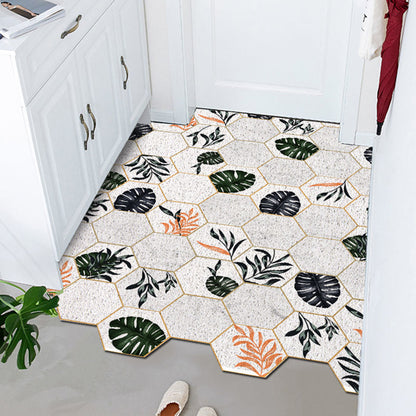 Nordic Door Floor Mat Entryway Silk Ring Foot Carpet