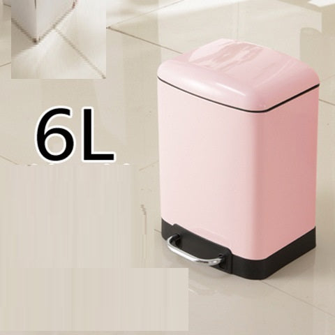 Foot Stepping Living Room With Cover Kitchen Hotel Square Storage Bucket