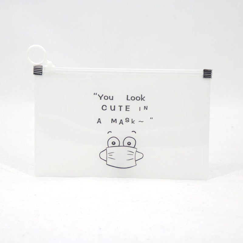 Cartoon mask storage bag